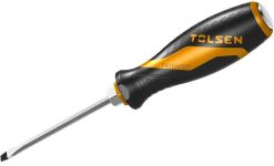 Отвертка Tolsen плоская, ударная, SL10х200мм, сталь CrV