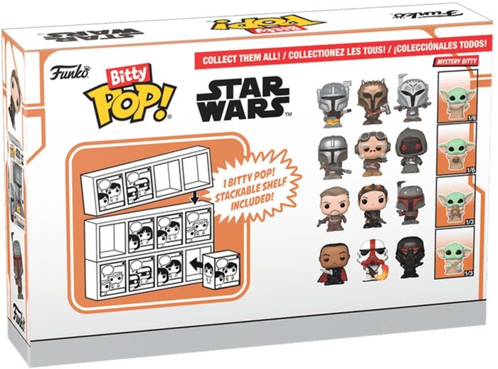 Набір подарунковий Funko POP (Bitty): Mandalorian 4PK - Marshal