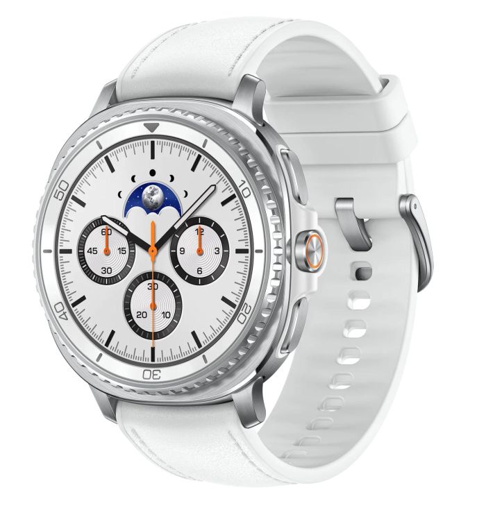 Смарт-годинник Samsung Galaxy Watch 8 Classic 47мм (L500) 1.34", 438x438, sAMOLED, BT 5.3, NFC, 2/64ГБ, білий