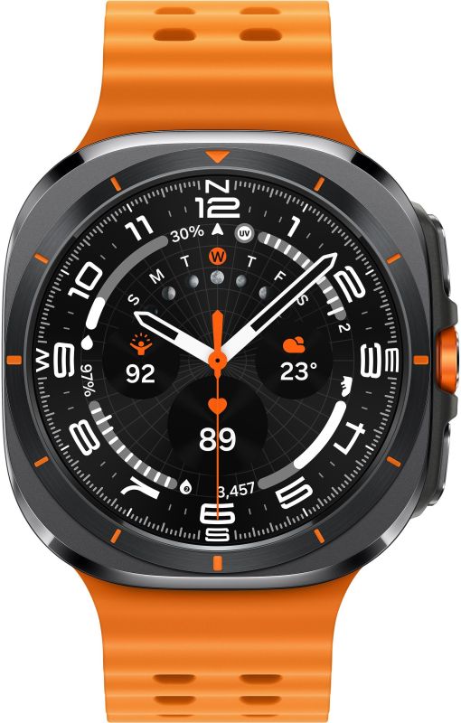 Смарт-годинник Samsung Galaxy Watch Ultra (2025) 47мм e-SIM (L705) 1.5", 480x480, sAMOLED, BT 5.3, NFC, 2/64ГБ, сірий титановий
