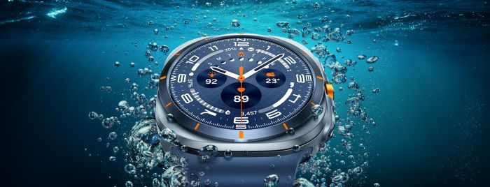 Смарт-часы Samsung Galaxy Watch Ultra (2025) 47мм e-SIM (L705) 1.5", 480x480, sAMOLED, BT 5.3, NFC, 2/64ГБ, синий титановый