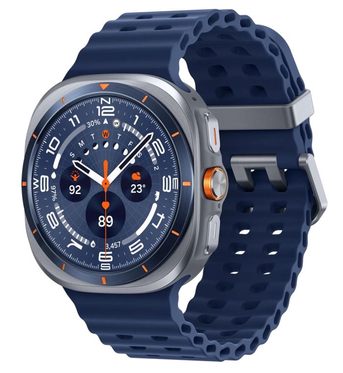 Смарт-часы Samsung Galaxy Watch Ultra (2025) 47мм e-SIM (L705) 1.5", 480x480, sAMOLED, BT 5.3, NFC, 2/64ГБ, синий титановый