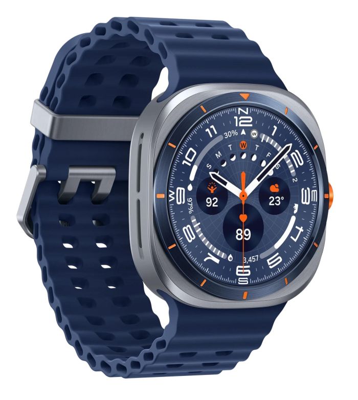 Смарт-часы Samsung Galaxy Watch Ultra (2025) 47мм e-SIM (L705) 1.5", 480x480, sAMOLED, BT 5.3, NFC, 2/64ГБ, синий титановый