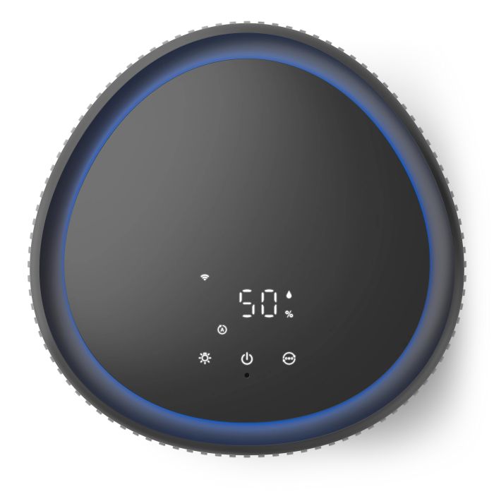 Очисник повітря Philips 2 в 1 PureProtect Water Series 3400, 78м2, 300м3/год, Nano, НЕРА,попередн.,угольний фільтр, Wi-Fi, датчик якості, температ,вологості, темно-сірий
