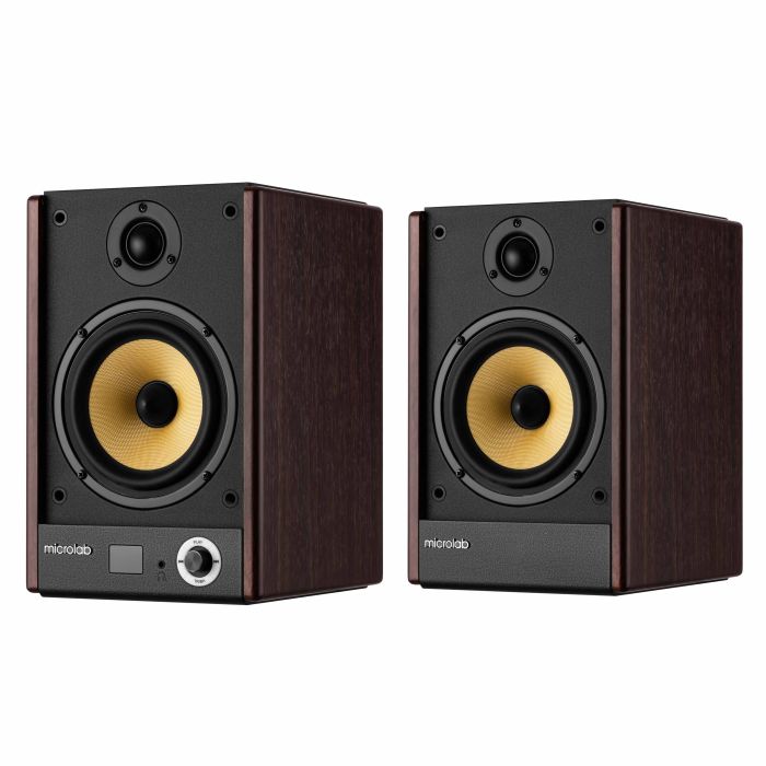 Акустична система MICROLAB SOLO 5 2.0, 90w, mini-jack/, коричневий