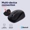 Мышь Trust Yvi+ Compact Multi-Device, WL/BT/USB-A, черный