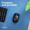 Мышь Trust Yvi+ Compact Multi-Device, WL/BT/USB-A, черный