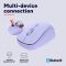 Миша Trust Yvi+ Compact Multi-Device, WL/BT/USB-A, фіолетовий