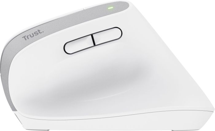 Мышь Trust Bayo+ Multidevice Ergonomic, BT/WL/USB-A, біла