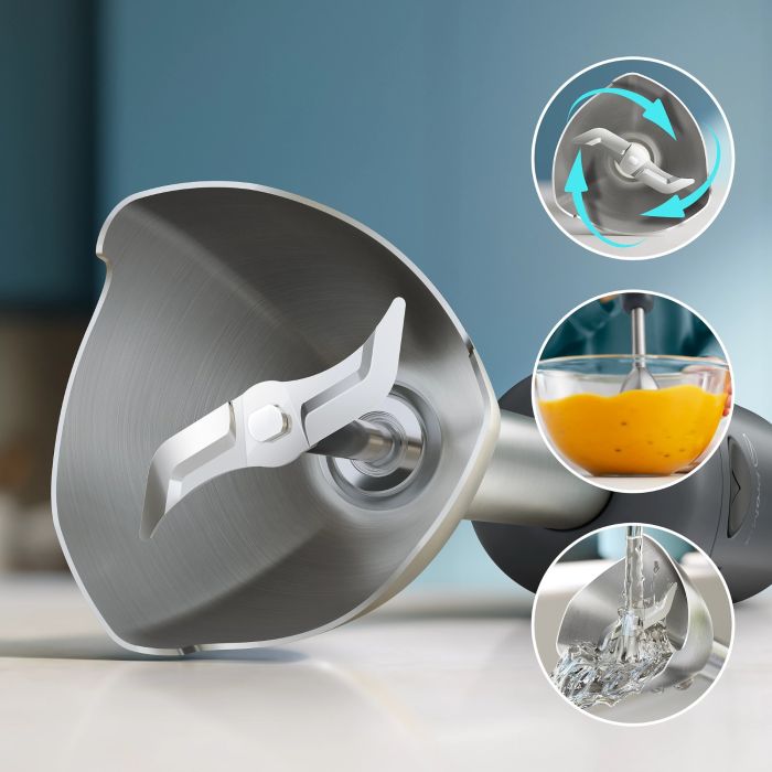 Блендер PHILIPS погружной Series 1000, 500Вт, чаша-500мл, черный