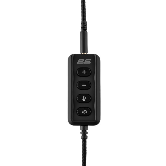 Гарнитура игровая 2E GAMING HG355, 7.1, mini-jack/dual 3.5мм/USB-A, 1.5/1.5/0.2м, чёрный