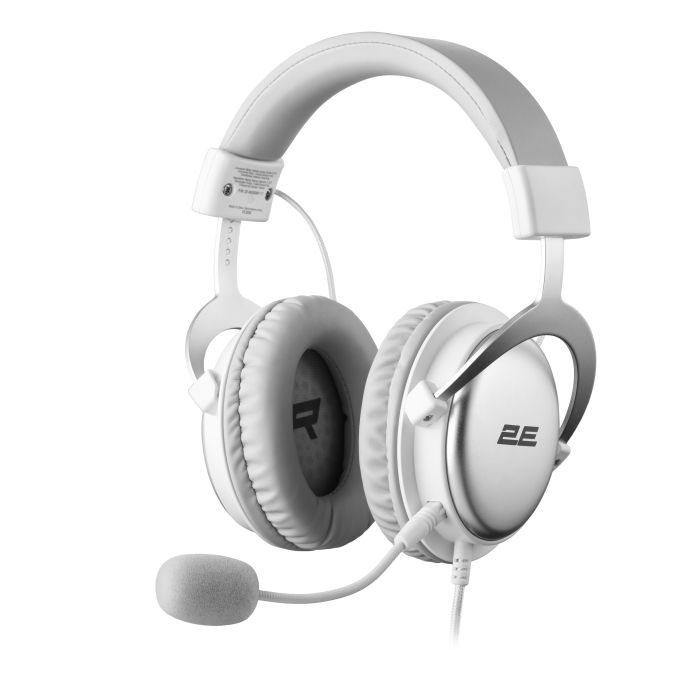 Гарнітура ігрова 2E GAMING HG355, 7.1, mini-jack/dual 3.5мм/USB-A, 1.5/1.5/0.2м, білий