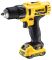 Дрель-шуруповерт DeWalt XR Li-Ion 12В акб 2х2А·час 24Нм 400-1500об·мин патрон 10мм ЗП кейс 1.1кг