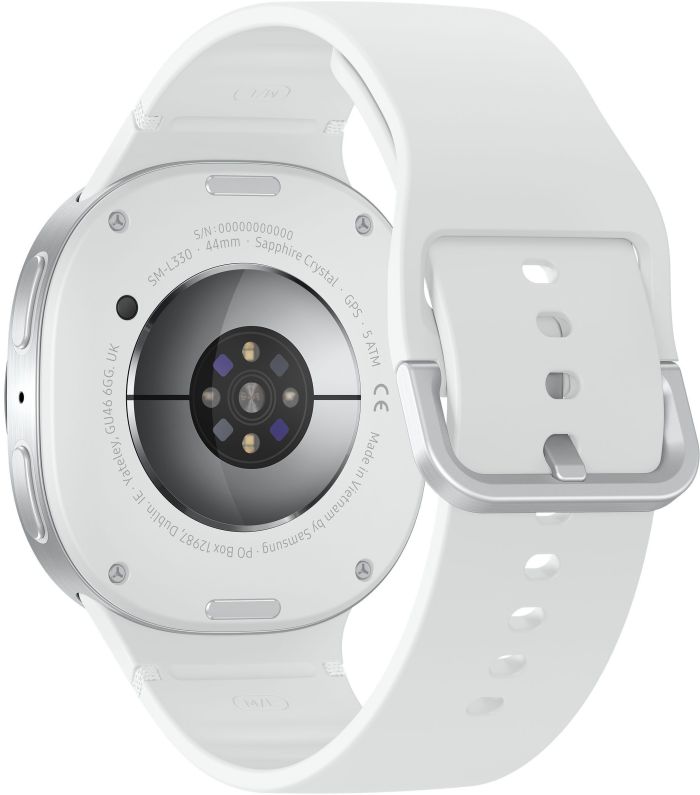 Смарт-часы Samsung Galaxy Watch 8 44мм (L330) 1.47", 480x480, sAMOLED, BT 5.3, NFC, 2/32ГБ, серебристый