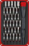 Біти Einhell, набір 33шт,HEX, PH, RIBE, SL, Spline, Torx, 28мм, кейс
