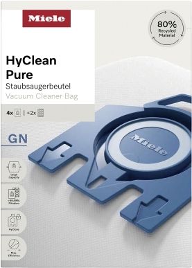 Мешки для пилесосов Miele GN HyClean Pure 4.5л, 4шт