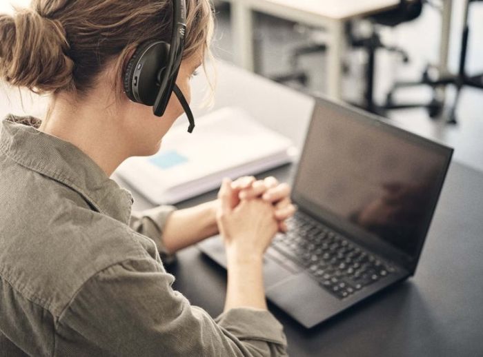 Гарнітура комп'ютерна стерео On-Ear EPOS C20, Wireless, Uni Mic, Чорний