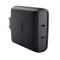 Зарядное устройство сетевое Trust Maxo 100Вт, GaN, 2xUSB-C ,PD/PPS, черный