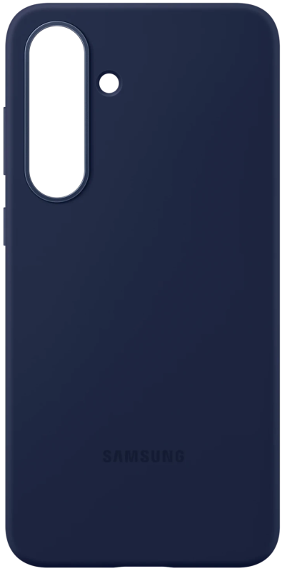 Чехол Samsung для Galaxy S25 FE (S731), Silicone case, синий темный