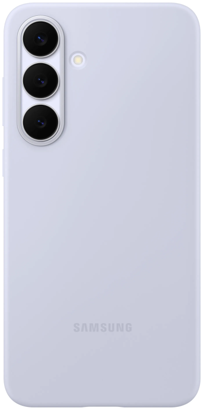Чехол Samsung для Galaxy S25 FE (S731), Silicone case, голубой