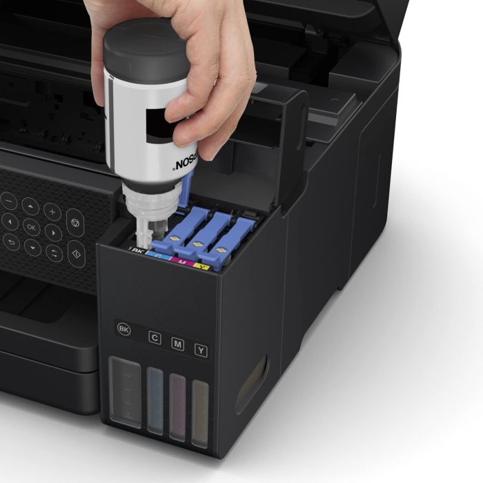МФУ ink color A4 Epson EcoTank L6260 33_20 ppm Duplex USB Ethernet Wi-Fi 4 inks Black Pigment