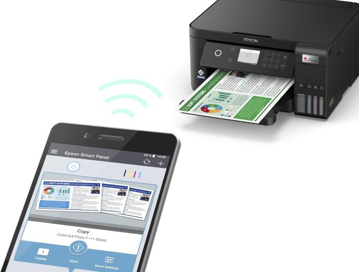 МФУ ink color A4 Epson EcoTank L6260 33_20 ppm Duplex USB Ethernet Wi-Fi 4 inks Black Pigment