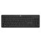 Клавиатура мембранная HP 230, 106key, WL, EN/UK, чёрный