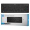 Клавиатура мембранная HP 230, 106key, WL, EN/UK, чёрный