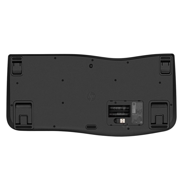 Клавиатура мембранная HP 680 Comfort Dual-Mode 111key, BT, EN/UK, чёрный
