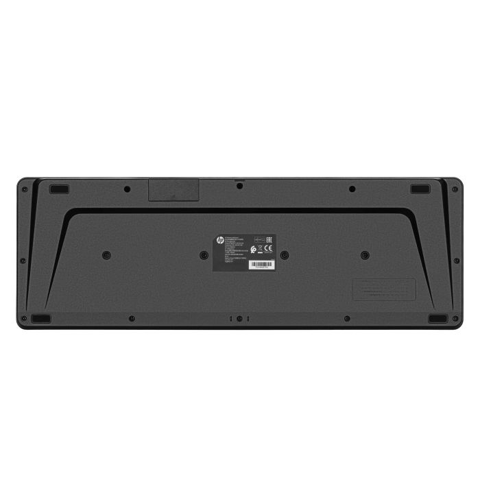 Клавіатура мембранна HP 220, 104key, WL, EN/UK, чорний