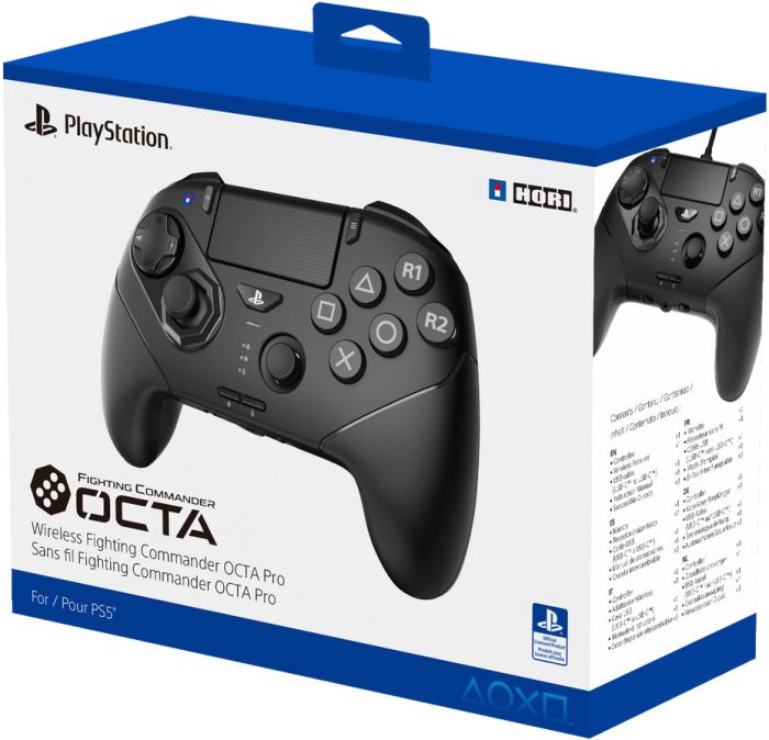 Безпроводной геймпад HORI PS5 Wireless Fighting Commander Octa Pro для ПК та Playstation 5