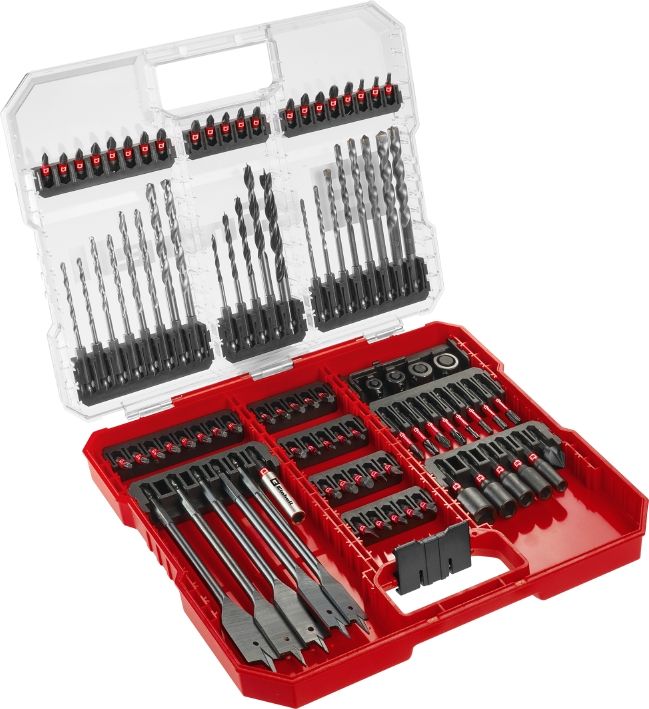 Набір ударних біт і свердл Einhell 95шт XL-Box 1.5кг