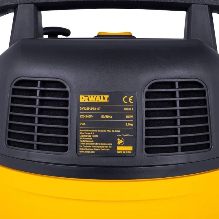 Пылесос профессиональный DeWalt 750Вт 18кПа контейнер 23л 8.3кг