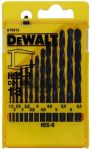 Набір свердел по металу DeWalt HSS-R, 13 шт, 1.5-6.5мм, кейс