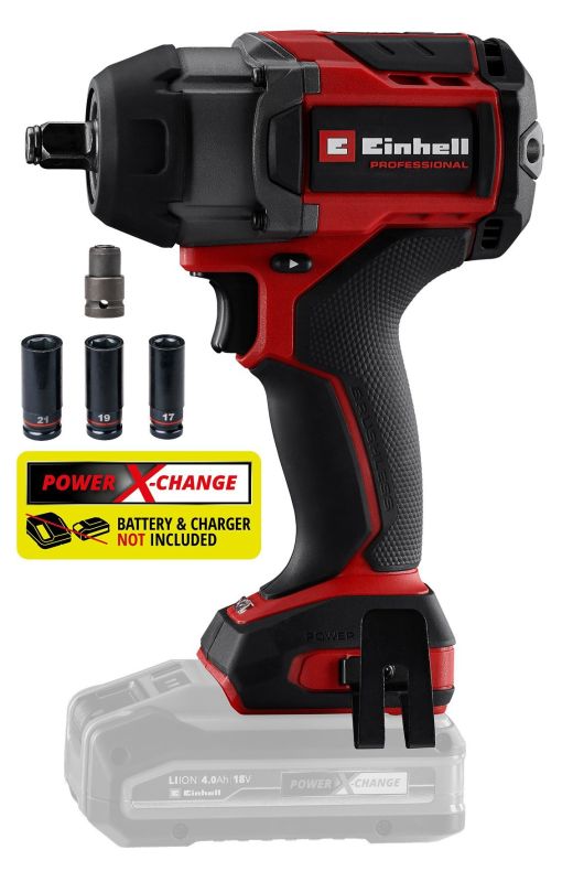 Гайковерт аккумуляторный ударный Einhell Professional TP-CW 18/750-C Li BL - Solo 18В бесщеточный 750Нм 0-2200об/мин 1.78кг без АКБ и ЗП