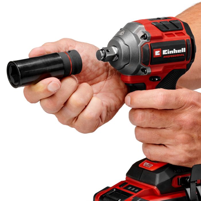 Гайковерт аккумуляторный ударный Einhell Professional TP-CW 18/260-C Li BL - Solo 18В бесщеточный 260Нм 0-2700об/мин 0.95кг без АКБ и ЗП