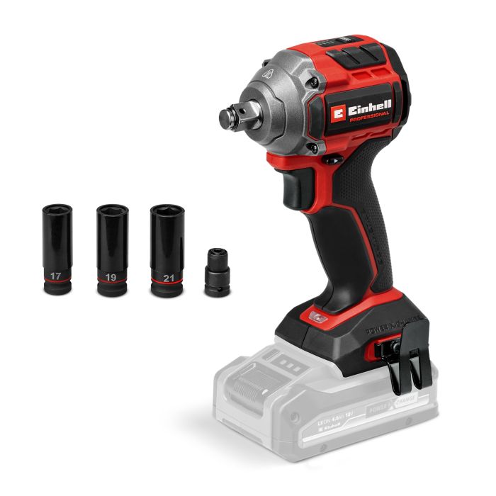 Гайковерт аккумуляторный ударный Einhell Professional TP-CW 18/260-C Li BL - Solo 18В бесщеточный 260Нм 0-2700об/мин 0.95кг без АКБ и ЗП