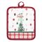 Прихватка Ardesto Christmas Tree 18х20см, 100% поліестер (верх), 100% бавовна (низ), зелений