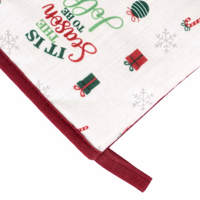 Набір прихваток для кухні Ardesto Christmas Tree 18х20см, 18х30см, 100% поліестер (верх), 100% бавовна (низ), зелений
