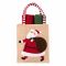 Подарочный набор полотенечек в мешочке Ardesto Christmas Santa 38х63см, 2шт, 100% хлопок, красный, зеленый