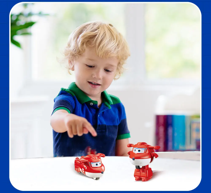 Игровая фигурка-трансформер Super Wings Transform-a-Bots Джетт (Jett)