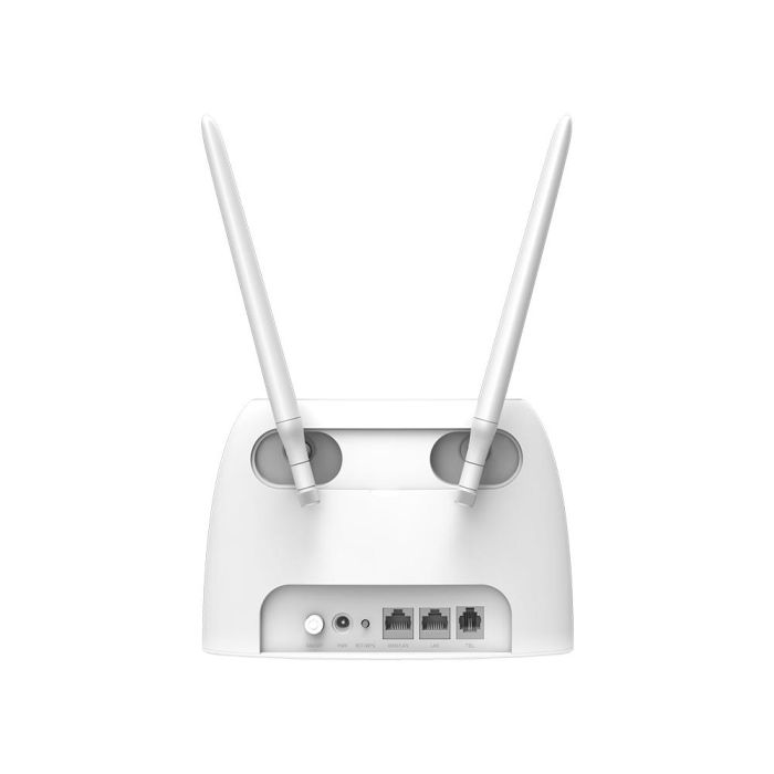 Маршрутизатор TENDA  N300, 4G/LTE, 1xFE LAN, 1xFE LAN/WAN, 1xRJ11, Cлот для SIM-карты Tenda 4G06C