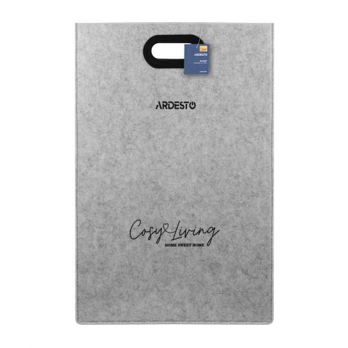 Корзина ARDESTO Prestigio 40х30х60см, фетр, серая