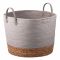 Кошик ARDESTO Minimalism 35х35х27см, паперовий шпагат, рогожка, сірий