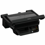 Гриль Tefal прижимной Optigrill , 2000Вт, съёмные пластины, металл, черный