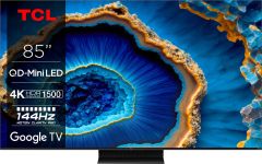 Телевизор 85" TCL MiniLED 4K 144Hz Smart Google TV Titan ONKYO sound