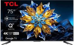 Телевизор 75" TCL QLED Pro 4K 60Hz Smart Google TV Titan ONKYO sound