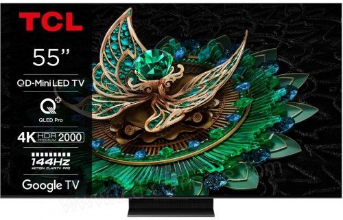 Телевизор 55" TCL MiniLED 4K 144Hz Smart Google TV Titan ONKYO sound