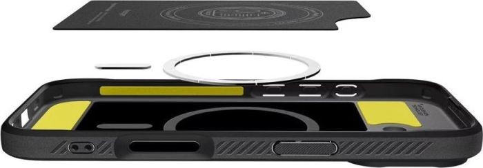 Чехол Spigen для iPhone 17, Rugged Armor MagFit, Matte Black