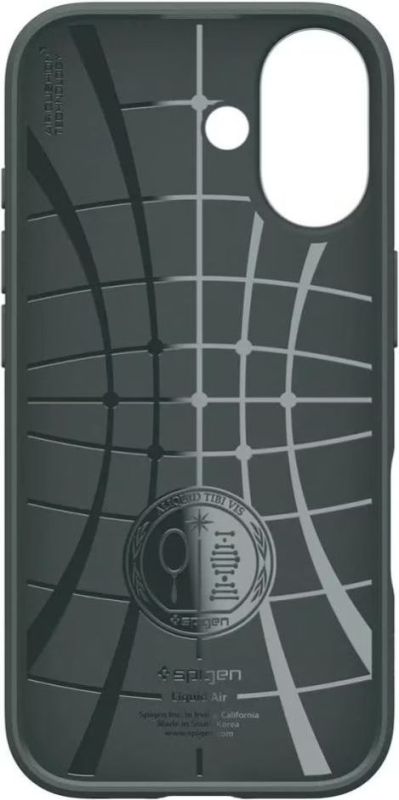 Чохол Spigen для iPhone 17, Liquid Air, Abyss Green